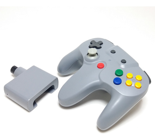 Controle Nintendo 64 Sem Fio Cinza