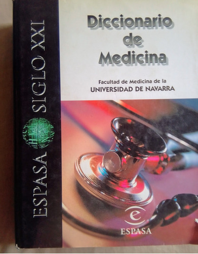 Libro Diccionario De Medicina, Espasa