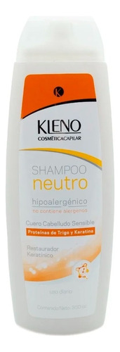 Kleno Shampoo Neutro Hipoalergenico Sensible Keratina 350 Ml
