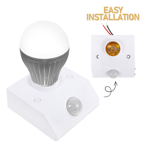 Soporte De Lámpara Led Ajustable Con Enchufe E27 Motion Ligh