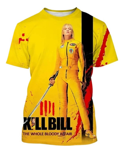 Kill Bill Camiseta Impresa En 3d Para Hombre Y Mujer