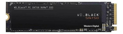 Disco sólido interno Western Digital WD Black SN750 WDS250G3X0C 250GB negro