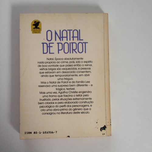 Livro O Natal De Poirot Agatha Christie E108 | MercadoLivre
