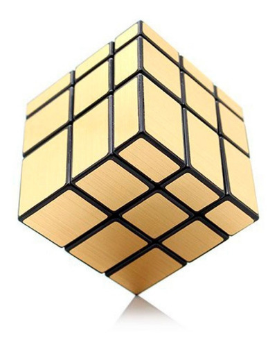 Cubo Rubik Mirror Transformers Cubo Magico Dorado Relieves