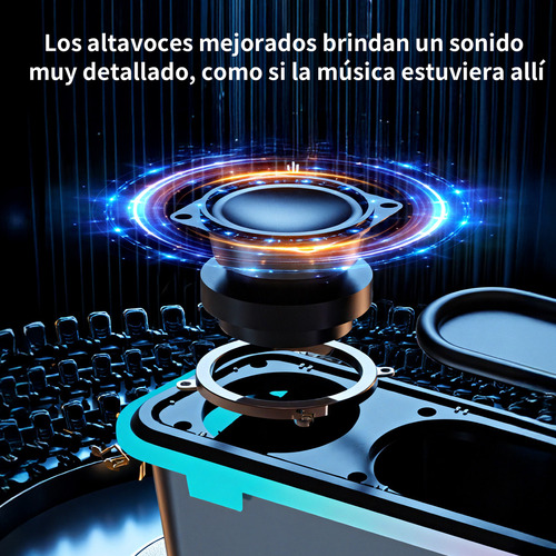 Altavoces Bocinas Pc Gamer Para Computadora Con Luces Rgb Iluminación Sincronizada, Sonido Surround 3d Profundo Y Claro, Conexión Usb/3.5mm Rápida Y Estable, Compatible Con Juegos, Música Y Vídeos