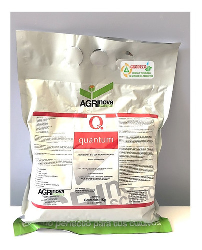 Quantum 1 Kg Fertilizante Maduracion Y Engorde Frutas