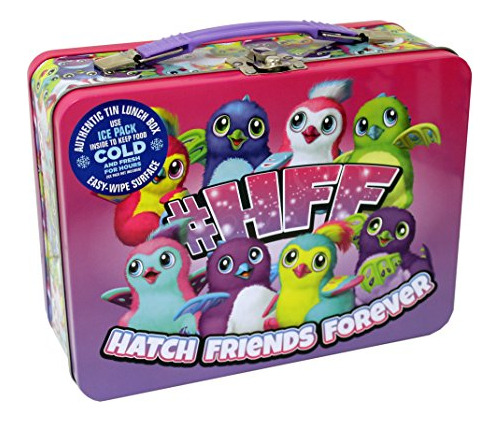 Hatchimals Caja De Almuerzo Clásica Tallada Estaño, C9c9r