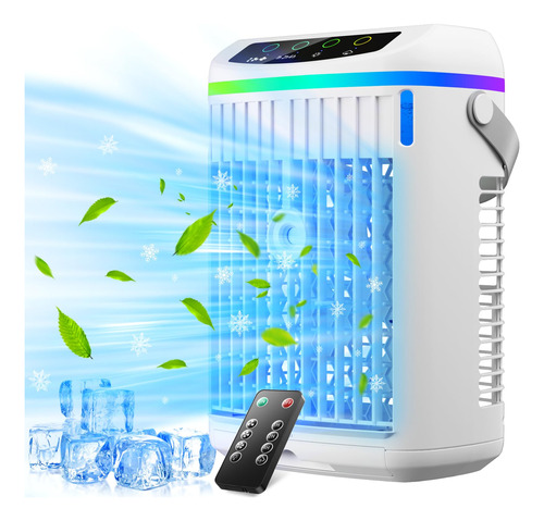 Perkds Portable Air Conditioner Fan, 3 Wind Speeds & 2 Cool.