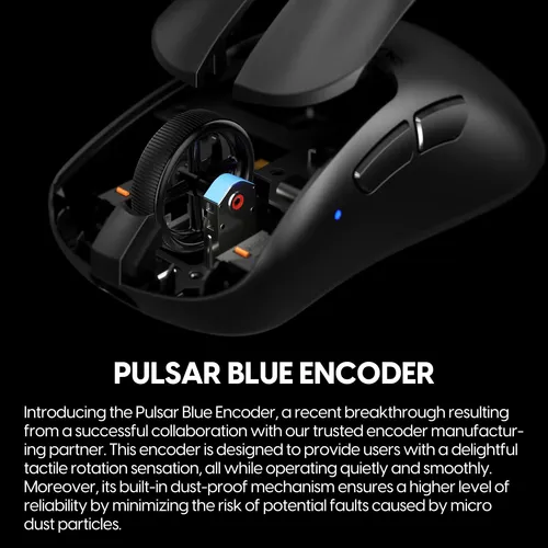 Mouse Gaming Inalambrico Pulsar Xlite V3 Medium Negro