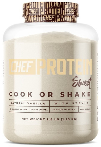 Proteína Chef Protein Sweet Whey 1,28 Kgs. 40 Servicios