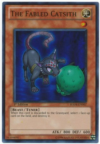 Carta Yu-gi-oh! Gato Mítico: 1.ª Edición Rara