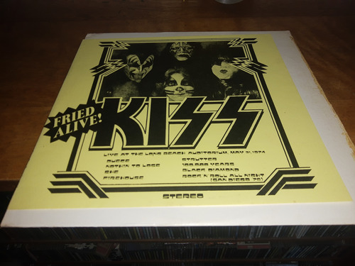 Kiss   Fried Alive!  Lp Orig Usa 1976 