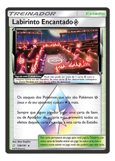 Card Pokemon Labirinto Encantado Prism