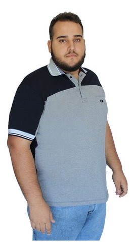 Camisa Polo Bolso Plus Size Grande Piquet G2 G3 G4 G5 G6 G7