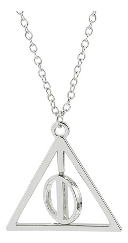 V Harry Potter - Collar Dije Reliquias De La Muerte Plateado
