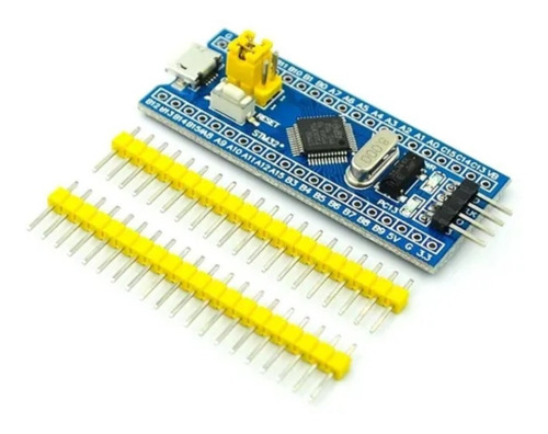 Imagen 3 de 5 de Placa De Desarrollo Stm32 Stm32f103c8t6 + Stlink St-link V2