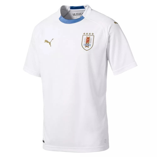 Camiseta Alternativa Blanca De Uruguay 2018 Puma Del S Al Xl