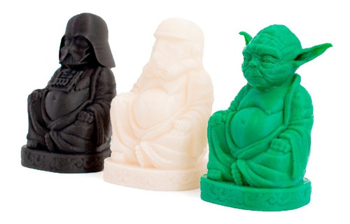 Imagen 5 de 5 de Buddha Yoda Star Wars Figura Impresa En 3d