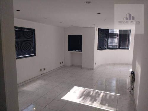 Imagem 8 de 17 de Sala Alugar Em Moema, 1 Sala Ampla, 2 Banheiros, 1 Vaga De Garagem, 44 M², São Paulo. - Sa0163