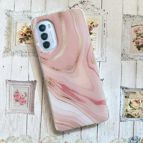 Funda Tpu Diseño Marmol Para Motorola Moto G52 G82