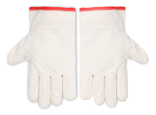 10 Pares De Guantes De Lona, 24 Líneas, Doble Capa, Resisten