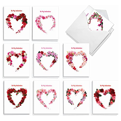 Conjunto De 20 Tarjetas De Día De San Valentín Variad...