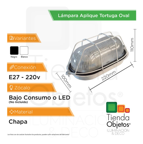 Imagen 3 de 6 de Tortuga Parrillera Ovalada De Chapa Reja Negro Blanco