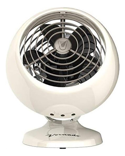 Ventilador De Escritorio Vfan Diseño Clasico Blanco Mate