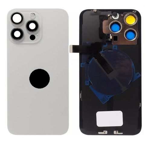 Tapa Completa Para Iphone15pro Max Nfcwire Flash Cristal Cam