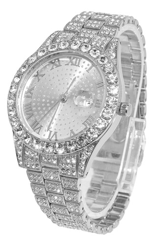 Reloj Iced Out De Oro 18k Con Diamantes Para Hombre