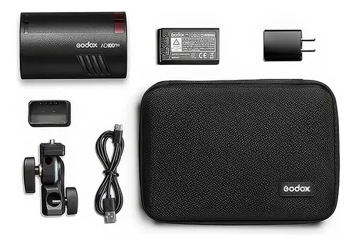 Combo Flash Para Camara Godox Ad100 Pro 100w + Ak-r1