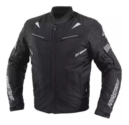 Campera Moto Fourstroke Warrior Wp Cordura Protecciones