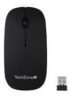 Mouse Techzone Tz18mouinamp-ng Recargable Usb Mousepad Negro