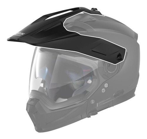 Repuesto Casco Visera Nolan Small Xxs-xs-s-m N70-2x Negra