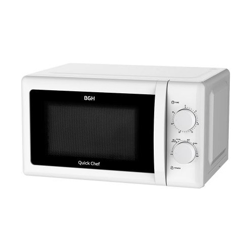 Microondas Bgh Quick Chef 20l B120m Blanco Rotativo C/envío