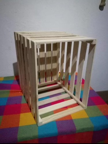 Huacal De Madera Grande Acabado Fino Pack De Dos Piezas