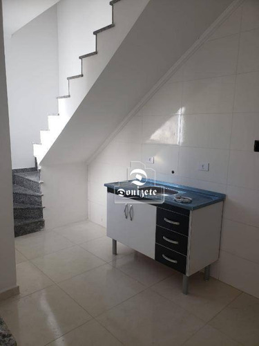 Cobertura À Venda, 88 M² Por R$ 320.000,00 - Vila Camilópolis - Santo André/sp - Co11860