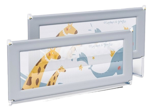 62*200cm Barandal Para Cama De Niños Seguridad Protector Ajustable