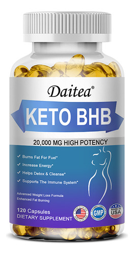 Cápsulas Blandas Daitea Keto Bhb