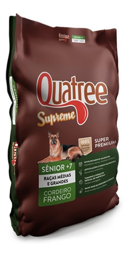 Ração Cachorro Adulto Sênior+7 Quatree Supreme 15kg