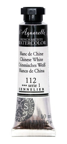 Acuarela Sennelier - Blanco China 10ml  112