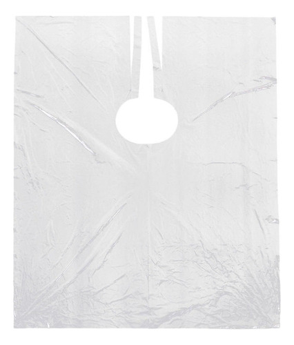 250pcs Capas De Corte De Pelo Desechables Transparentes .