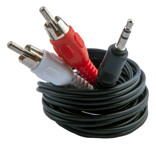 Cable De Audio 2x1  Auxiliar Plug 3.5mm Rca De 1,5mts