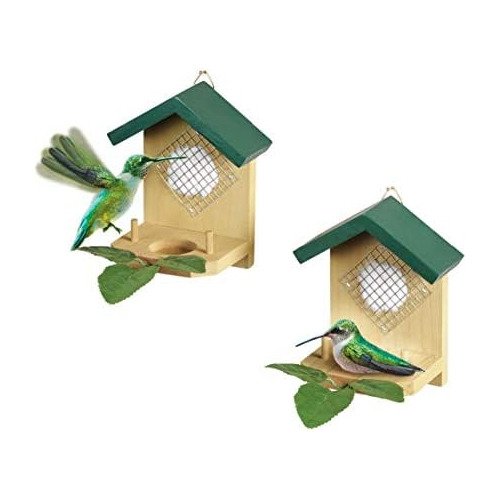 Hanging Hummingbird House And Leaf Nesters | Set Of 2 |...