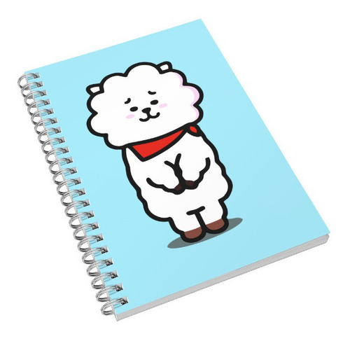Rj Bt21 Musica K-pop Libreta De Dibujo Pasta Dura