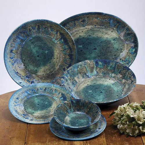 Juego De Platos Melamina 27.9 Cm Redonda Llano 6 Pzs