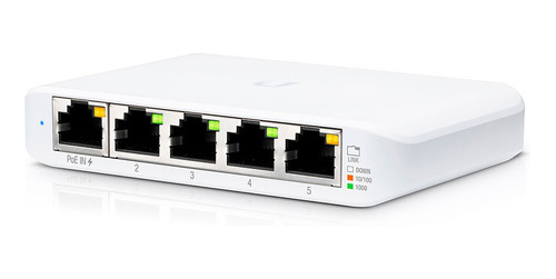 Switch Unifi Capa 2, 5 Puertos, 1poe, Ubiquiti Usw-flex-mini