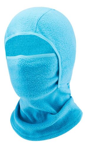 Niños Fleece Balaclava Ski Soft Thermal Para Niños Azul