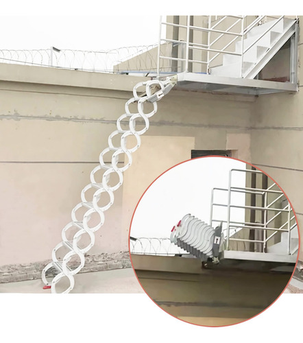 Escalera Para Atico 12 Escalon Montar Pared Estructura 9.8