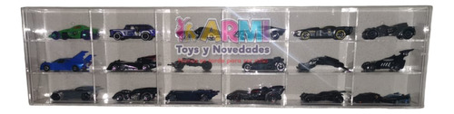 Vitrina Con Tapa Para Carritos Autos Hot Wheels Matchbox Etc